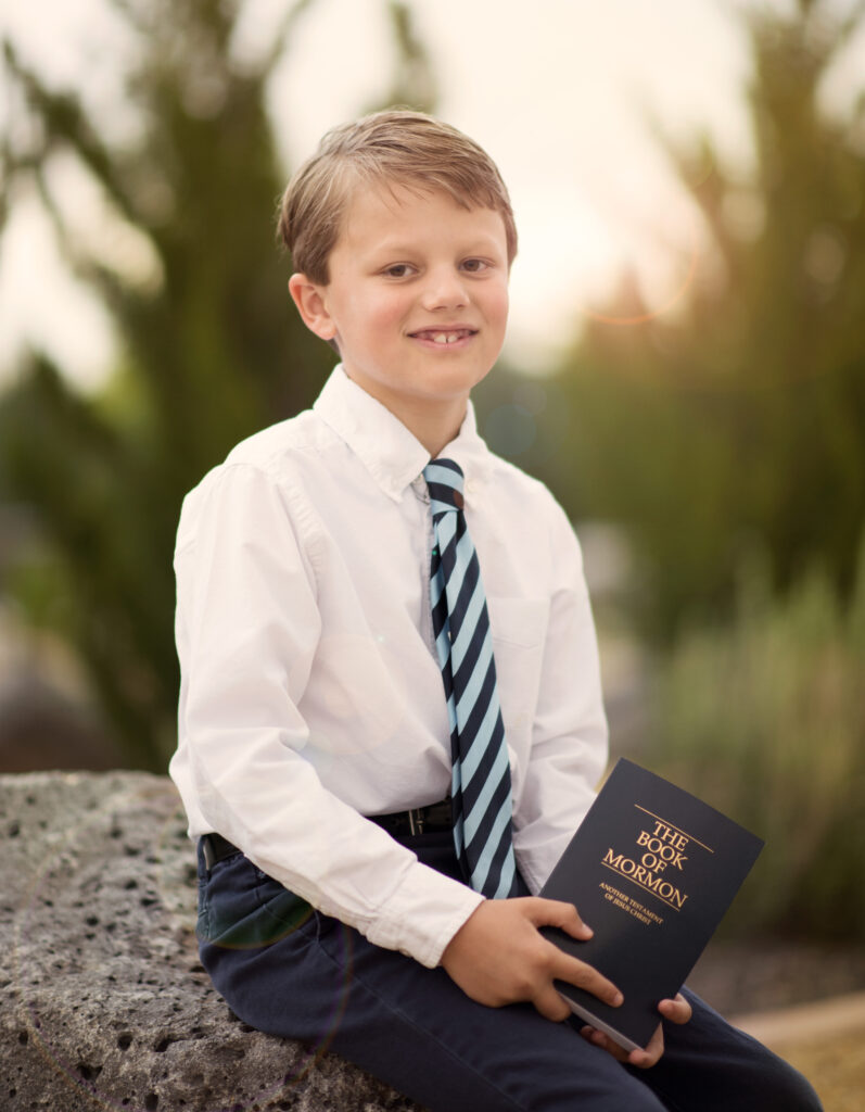 Home baptism boy